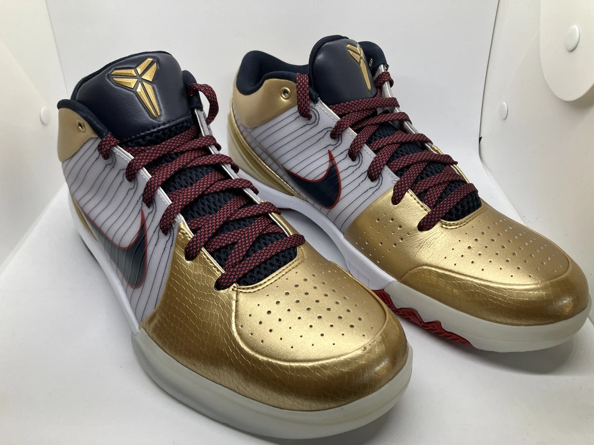 シューズ(男性用) Nike Kobe 4 gold medal Preços baixos em Nike Zoom Kobe 4 Gold Medal | eBay