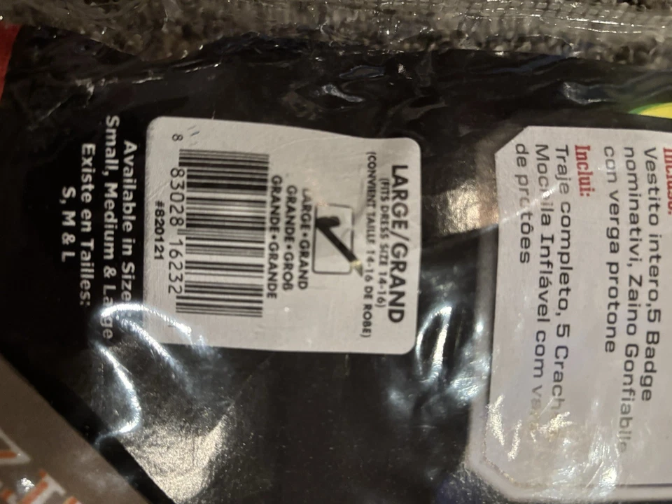 Женский костюм для взрослых Rubie's Co. большой комбинезон охотников за привидениями без рюкзака - Изображение 4 из 4