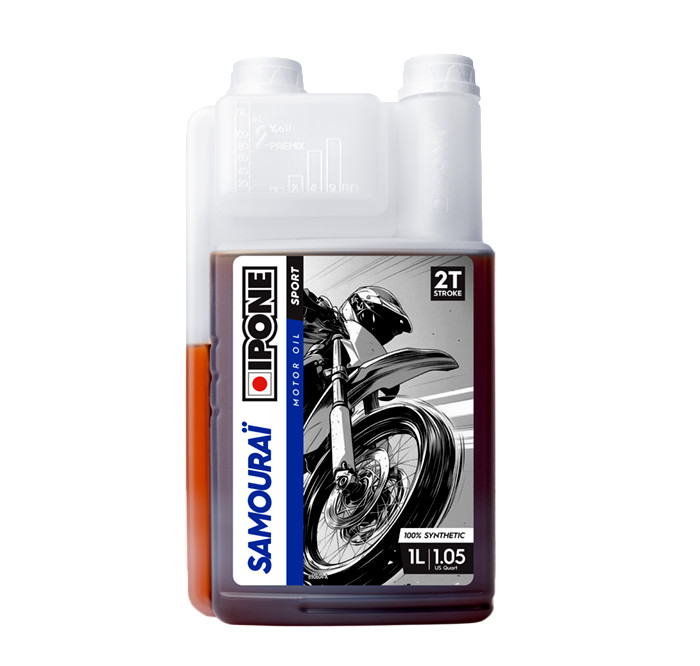 Huile de synthese Ipone Samourai Sport pour rouler en scooter 50 au quotidien