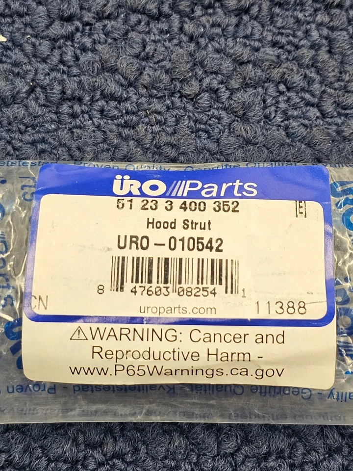 (QTY 2) URO детали 51233400352 URO-010542 стойка капота для 04-10 BMW X3 - Изображение 2 из 4