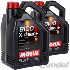 2x 5L MOTUL 8100 X-CLEAN+ 5W-30 passend für AUDI BMW MERCEDES VW LONGLIFE LL 2x 5L MOTUL 8100 X-CLEAN+ 5W-30 passend für AUDI BMW MERCEDES VW LONGLIFE LL