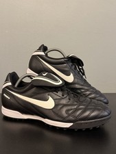 ELITE 2009 Nike Tiempo Mystic III Natural TF IC Leather R10 Ronaldinho UK9.5 VGC