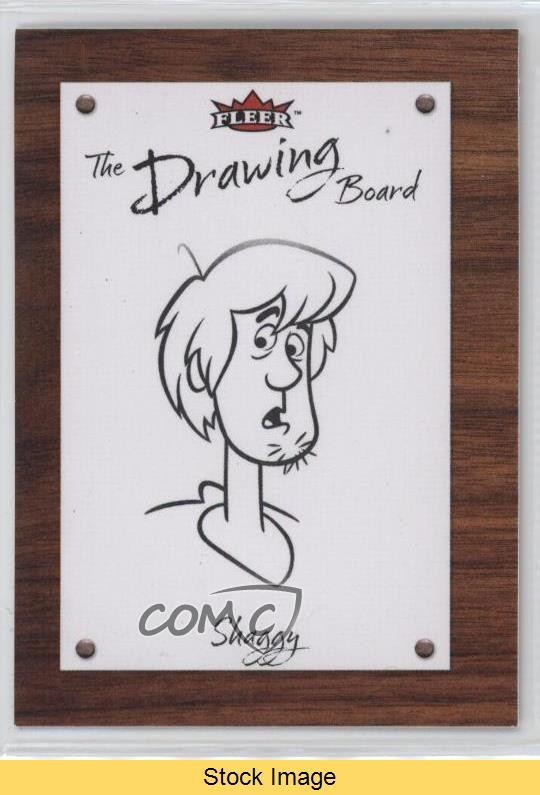 2024 Fleer Scooby Doo The Drawing Board SP Shaggy #34 READ 0s1c