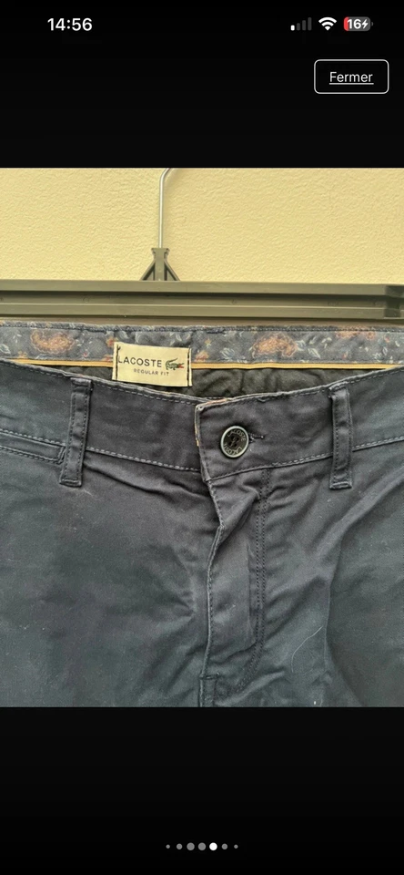 Pantalon Chino Lacoste - Photo 4/4