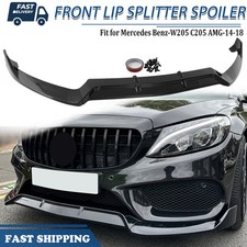 Frontstoßstange Spoiler Lippe Für 2014 2015-2018 MERCEDES C CLASS W205 C205 AMG Frontstoßstange Spoiler Lippe Für 2014 2015-2018 MERCEDES C CLASS W205 C205 AMG