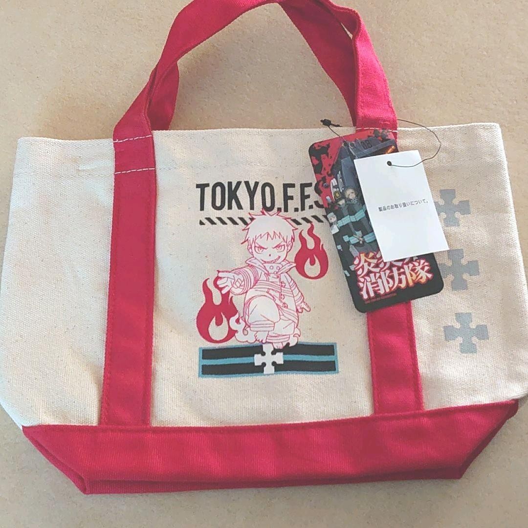 Japan Anime Fire Force Lunch tote bag Pink Next availability date undecided rare