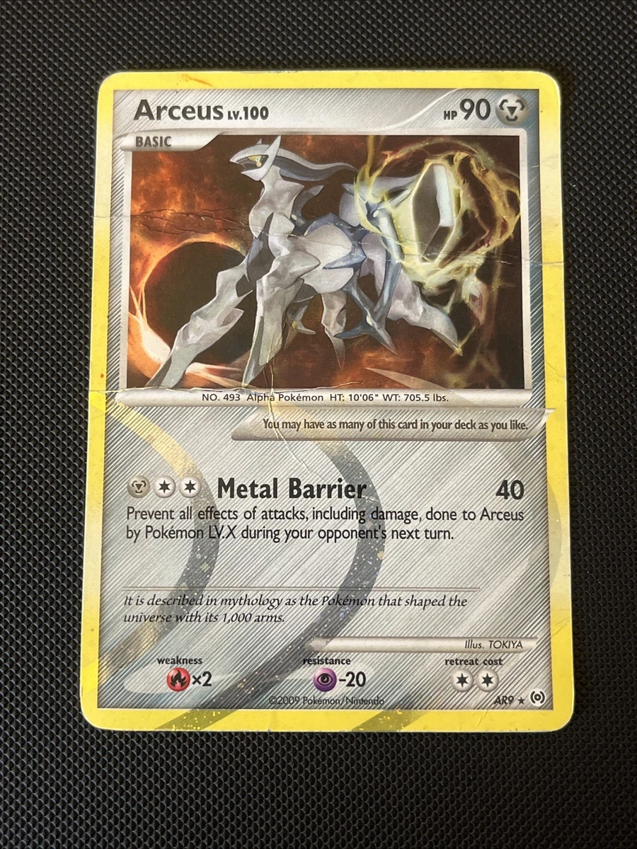 Pokémon TCG Platinum Holo Rare Individual Collectible Card Game
