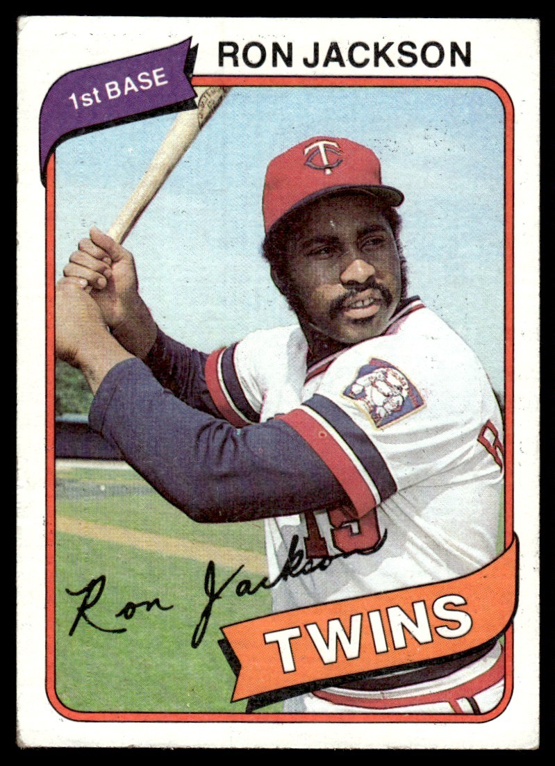 1980 Topps Ron Jackson Minnesota Twins #18