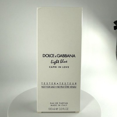 Dolce & Gabbana Light Blue Capri In Love EDP 100ml Tester Box w/ Cap Authentic
