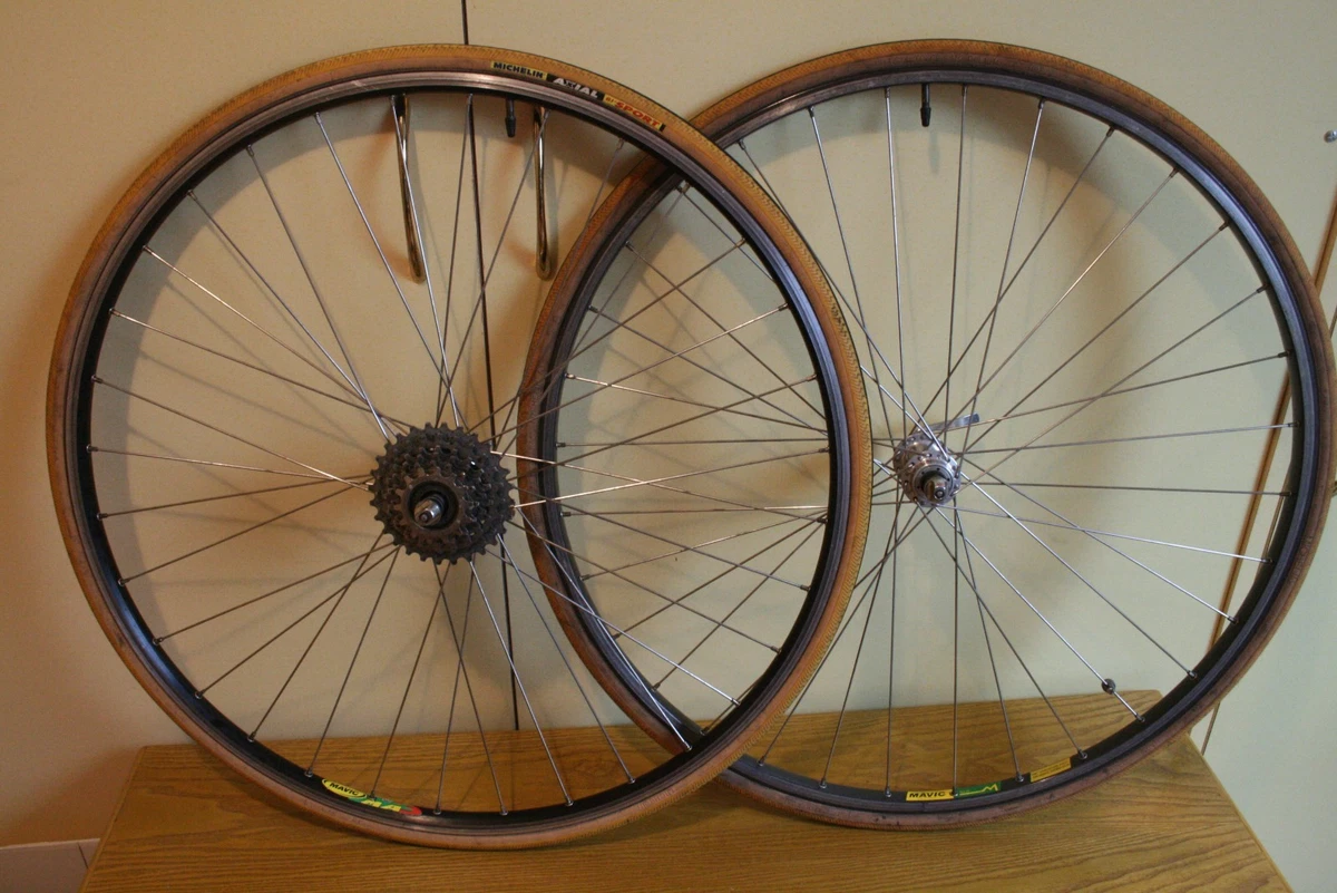 Jante avant acier 700 vélo course vintage moyeux Maillard old bike | eBay