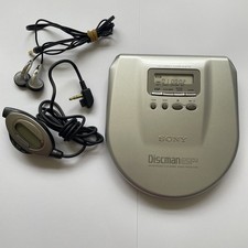 Sony D-E775 CD Walkman Discman ESP2 Portable Personal CD Player - Silver In LNC