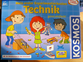 Mein erster EXPERIMENTIERKASTEN TECHNIK 5 KOSMOS mit Anleitung in Bildern