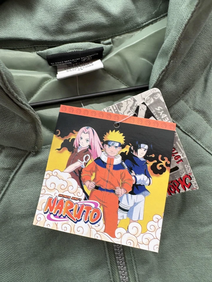 Chaleco de Colección Naruto Kakashi Juegos con disfraces para Hombres XS Verde Táctico Anime Chaqueta Foto 3 de 4