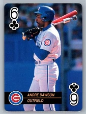 1992 U.S. Playing Card Co. Baseball Aces Playing Cards #6C Andre Dawson