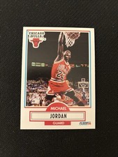 1990 Fleer Michael Jordan Mint Basketball Card Chicago Bulls HOF GOAT