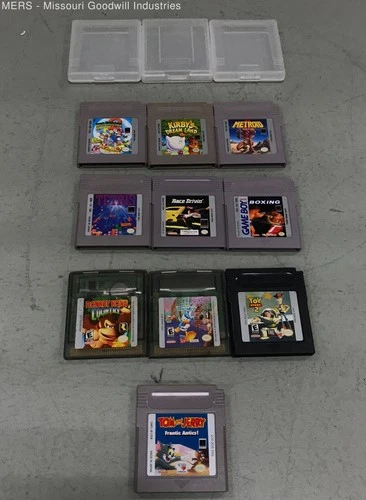 Lot Of 9 Nintendo Game Boy Video Games