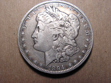 1894 - O Morgan Silver Dollar.