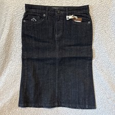 Denim Black JORDACHE Morgan Skirt Size 25/01