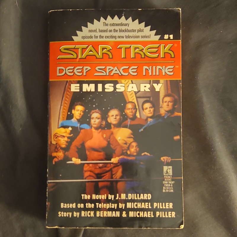 Pocket Books Star Trek Deep Space Nine Emissary Paperback Novel J.M. Dillard