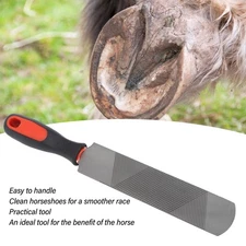 8 Inch Hoof Rasp Carbon Steel Ergonomic Horseshoe File Horseshoe Trimming Tool