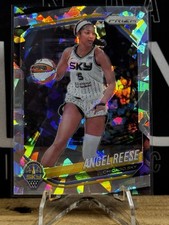 2025 Panini Prizm WNBA - Angel Reese #92 Ice Prizm Sky