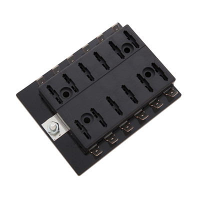 Fuse Block Panel 12 Blade Gang 12 Volt ATO ®/ ATC ® w/o ...