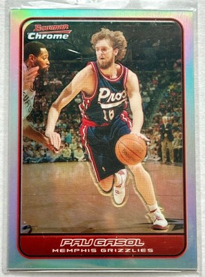 2006-07 Bowman Chrome Refractors #39 Pau Gasol #124/249 Memphis Grizzlies