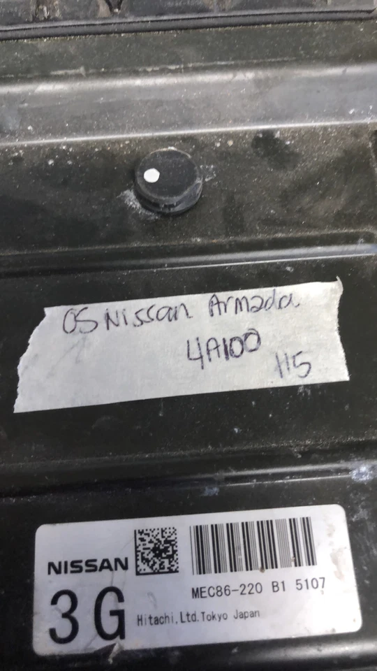 2005 Nissan Armada ecm ecu computer MEC86-220  - Изображение 3 из 4