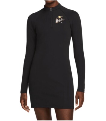 knee length dresses for ladies Nike Women's Sportswear Chill Knit Tight Mini-Rib Tank Dress