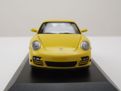 MAXICHAMPS】Porsche 911 Turbo Yellow1990 MAXICHAMPS 1/43
