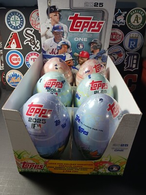 2025 TOPPS SERIES 1 MLB BASEBALL EASTER EGG TIN (1) Brand New Sealed (59 cards)