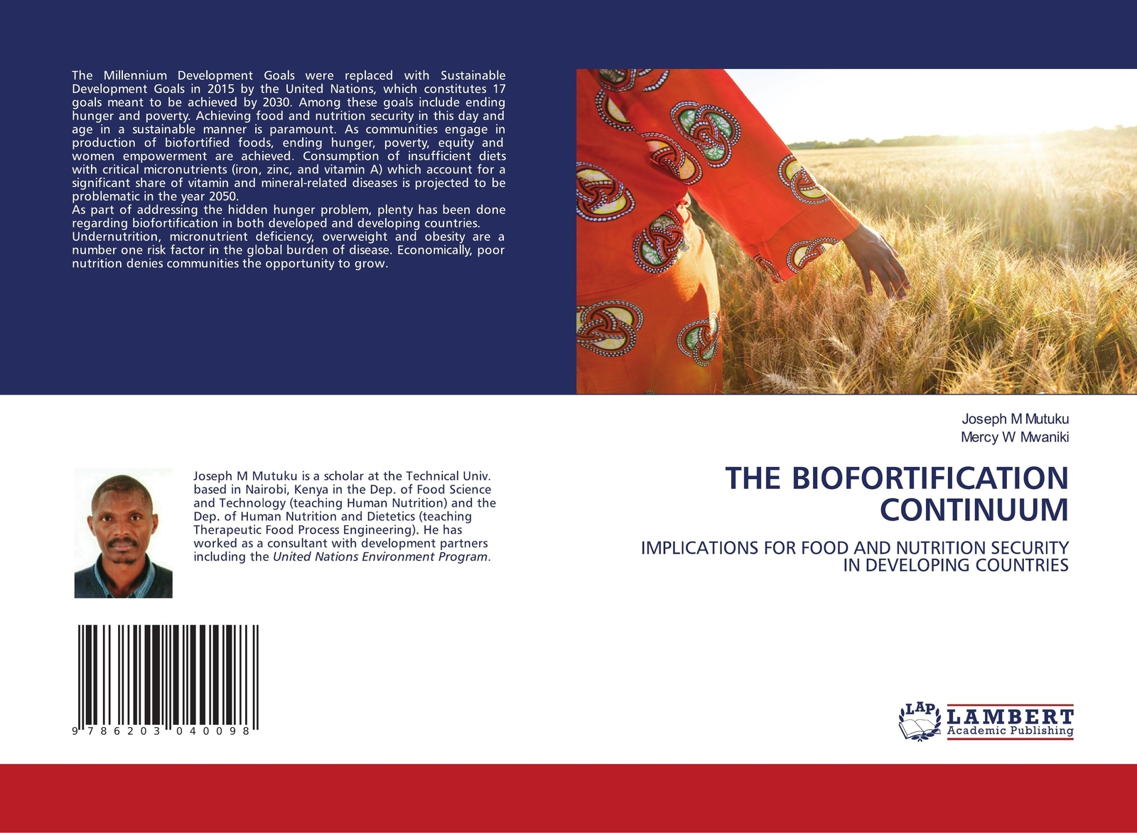 Thumbnail - The Biofortification Continuum | Joseph M Mutuku (u. A.) | Englisch |