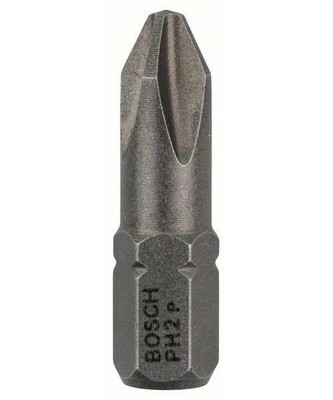 Bosch Schrauberbit Extra-Hart PH 2, 25 mm, 25er-Pack 2607001513