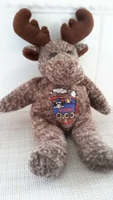 Alaska Friends Skagway Railroad Alaska Moose Plush Stuffed Animal Toy Pre-owned