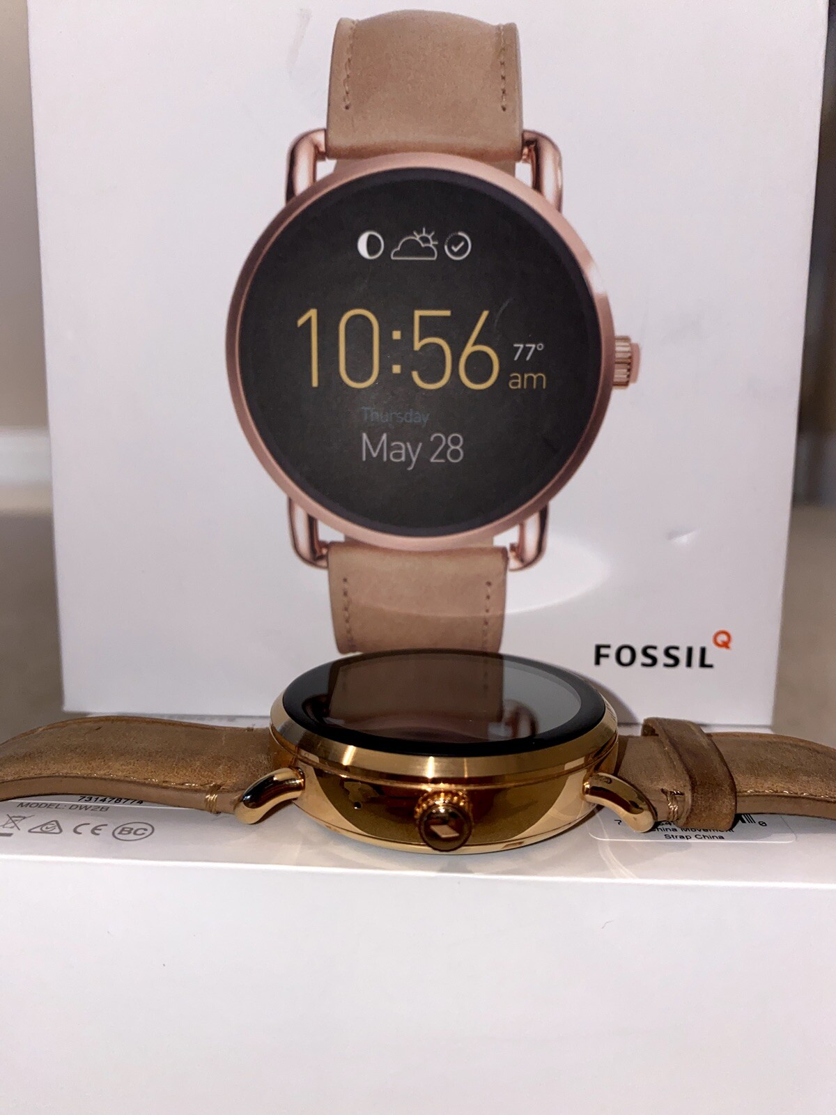 fossil q wander ftw2102