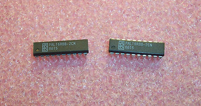 QTY (20) PAL16R8B-2CN MMI 20 PIN DIP PROGRAMMABLE ARRAY LOGIC NOS 1 TUBE