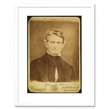 Paintings Portrait John Brown Abolitionist Slavery Framed Wall Art Print