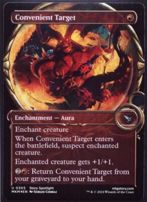 Convenient Target - 305 Showcase Foil MTG MKM | eBay