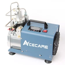 Acecare High Pressure Air Pump Intelligent Control 30Mp PCP Compressor 110v