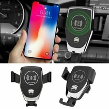 Qi Wireless Automatic Car Charging Charger Mount Clamping air Vent Phone Holder