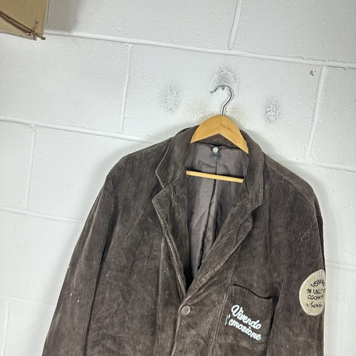 Scotch & Soda Jacket Mens 2XL XXL Brown Corduroy Blazer Suit Chore Oi Polloi - Picture 2 of 13