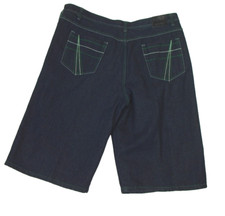 Old Skool Urban Wear Denim Shorts Men  s 46 Baggy Blue Hip Hop Streetwear Y2K