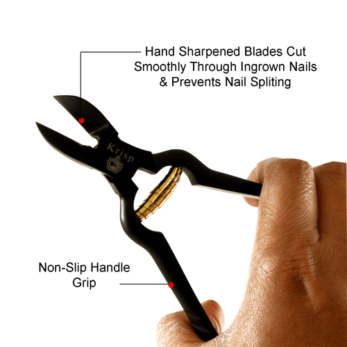 HEAVY DUTY INGROWN THICK TOENAIL CLIPPERS CUTTERS TRIMMER PODIATRY PEDICURE TOOL - Picture 3 of 6