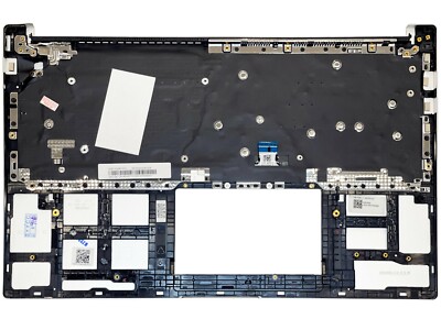 DE - Keyboard Palmrest Silver cover for Samsung Galaxy Book 15 NP750XDA Notebook