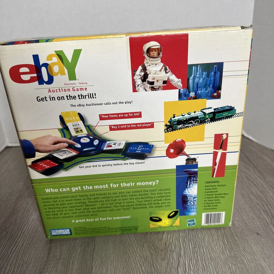 Vintage 2001 EBay Auction Electronic Talking Board Game Hasbro - Image 2 of 4