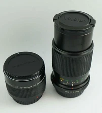 Vivitar 70-150mm F3.8 and Matched 2X Teleconverter with Pentax K Mount