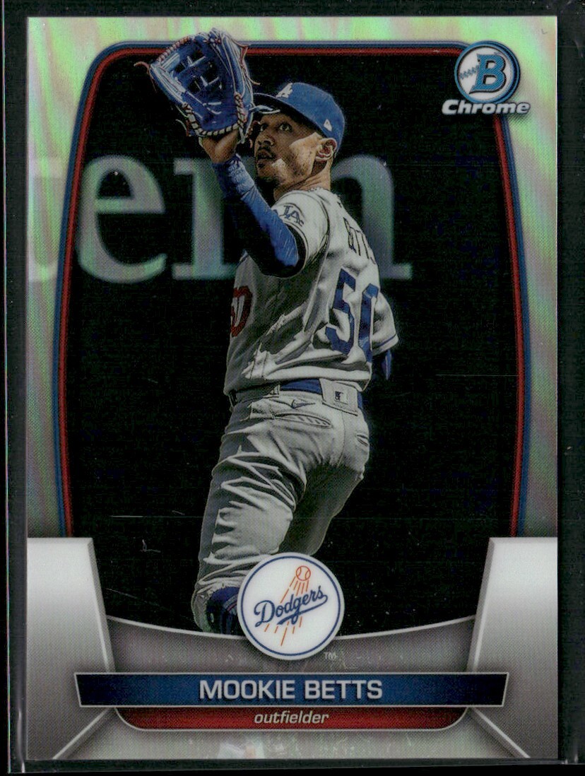 2023 Bowman Chrome #2 Mookie Betts Los Angeles Dodgers