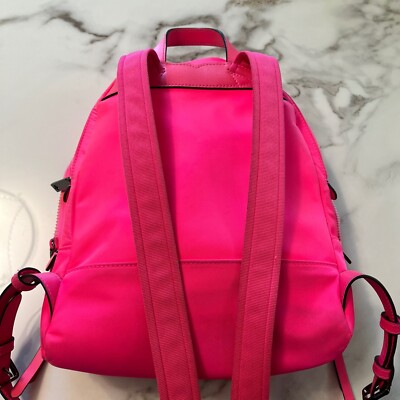 Kate Spade Neon Pink Nylon Backpack Kate Spade New York Leather Trimmed Backpack - Pink  main image 3