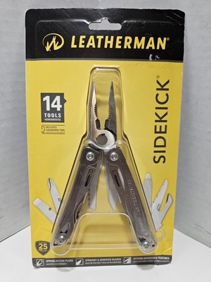 LEATHERMAN, Sidekick  Multitool W/ Sheath and Clip 14 Tool. NEW OLD STOCK Sealed