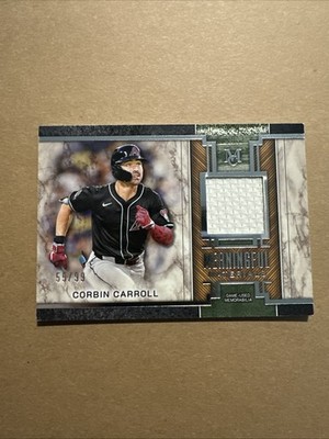 2025 Topps Museum Collection Meaningful Material Relic Corbin Carroll # /99